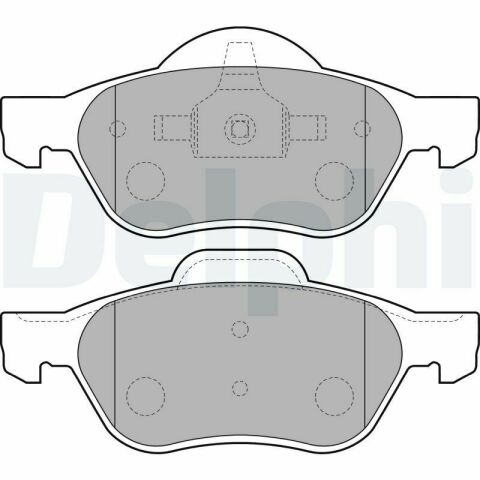 Колодки гальмівні (передні) Renault Laguna II 01-07 (Continental)