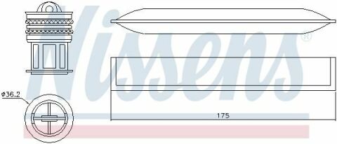 Осушувач ALFA GIULIETTA(10-)1.6 JTDM(+)[OE 1618395]