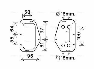 Масляный радиатор ALFA ROMEO 159 (2006) 1.8