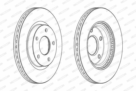 Тормозной диск Ferodo