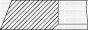 Комплект поршневих кілець Punto 1.2 (71.2/0.4) (1.2/1.2/2.5), фото 2 - інтерент-магазин Auto-Mechanic
