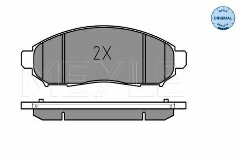 Колодки гальмівні (передні) Nissan NP300 Navara/Pathfinder III 05-