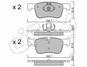 Колодки тормозные передние F30 BMW