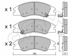 гальмівні колодки передні cerato 04-
