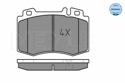 Колодки гальмівні (передні) MB C-class (W203)/E-class (W211)/CLK-class (C209) 98-