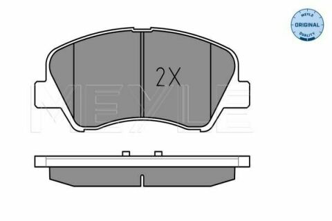 Колодки тормозные (передние) Hyundai Accent IV/Kia Rio 10-