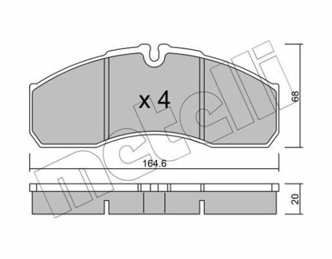 Колодки тормозные (передние) Audi A3/Q2/Q3/Seat/Skoda Octavia/Kodiaq/VW Golf/Passat B8 12-(+датчик)