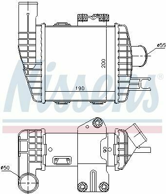 Интеркулер HY TUCSON(04-)2.0 CRDi(+)[OE 28271-27250]