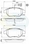 CBP11038 Comline - Тормозные колодки для дисков, фото 1 - интернет-магазин Auto-Mechanic