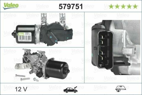 Моторчик стеклоочистителя Nissan Qashqai 07-13 (12V)