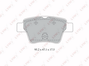 Комплект гальмівних накладок, дискове гальмо