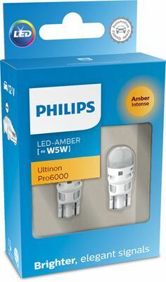 11961AU60X2 (PHILIPS) W5W LED желтый Ultinon Pro6000