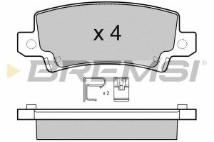 Гальмівні колодки зад. Toyota Corolla 00-07 (TRW) (37,9x95,7x16,3)