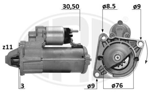 Стартер FIAT, ALFA ROMEO, JEEP, LANCIA