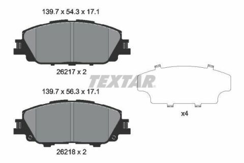 Колодки тормозные (передние) Toyota Corolla/Yaris 18- (Advics)