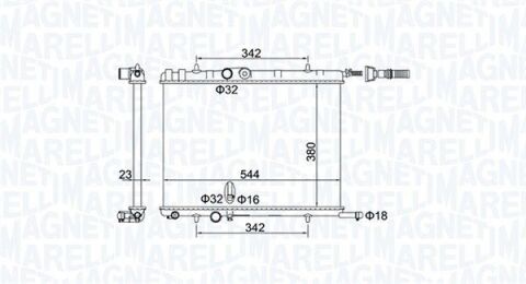 радиатор CITROEN BERLINGO 02-