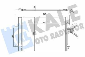 Радиатор кондиционера galaxy,mondeo iv,s-max,landrover freelander,range rover evoque,volvo s60/80,v70 iii,xc60/70