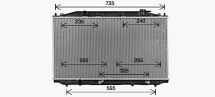 Радіатор охолодження ACCORD 2.0 08-15 HONDA
