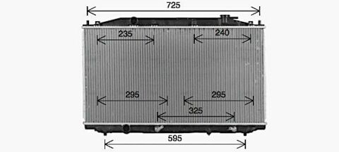 Радиатор охлаждения ACCORD 2.0 08-15 HONDA