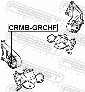 Подушка двигателя передняя Grand Cherokee III 04-10