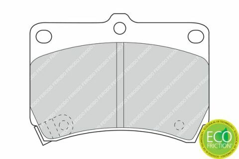 FERODO MAZDA Тормозные колодки передн.323 89-,Kia