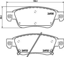 Тормозные колодки дисковые