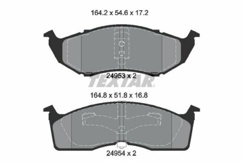 Колодки тормозные (передние) Chrysler Voyager/Grand Voyager III 95-01 Q+