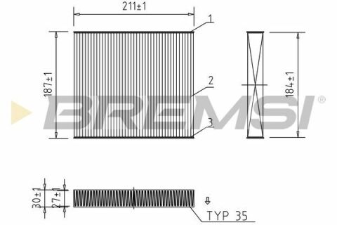Фильтр, воздух во внутренном пространстве