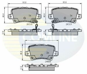 CBP31587 Comline - Тормозные колодки для дисков