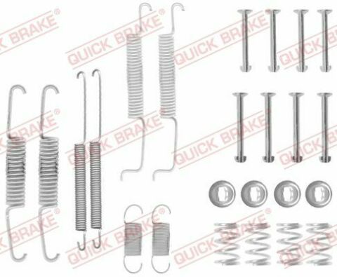 Комплект пружинок колодок ручника VW Golf II/Passat 1.0-1.8 80-99 (Vag)