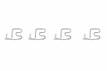 Комплект установки гальмівної колодки Volvo S40/V40 Комплект установки гальмівної колодки Volvo S40/V40