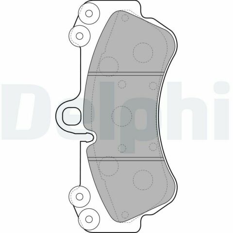 Колодки гальмівні (передні) Porsche Cayenne/VW Touareg 02-10