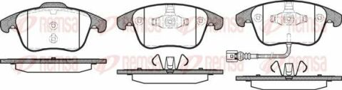 VW Тормозные колодки передн. Audi Q3, Sharan, Tiguan 07-