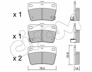 Тормозные колодки зад. DR5/RAV 4 (01-21)