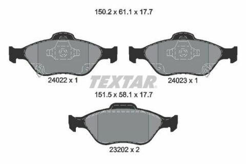 Колодки тормозные (передние) Toyota Yaris 1.0-1.5 05- (Teves) Колодки тормозные (передние) Toyota Yaris 1.0-1.5 05- (Teves)