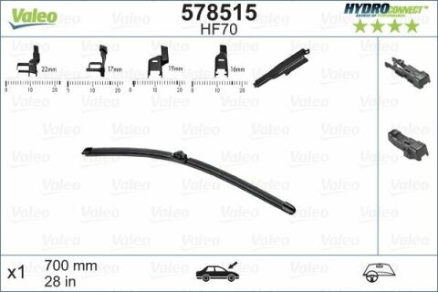 Щітка склоочисника (700мм) Ford Transit/MB Vito/Viano 03-