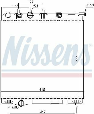 Радиатор CN C3(09-)1.4 GAS(+)[OE 1330.S4]