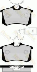 Комплект гальмівних накладок, дискове гальмо