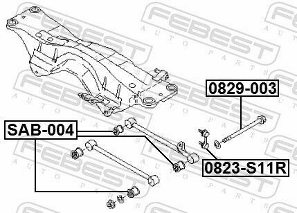 Болт із ексцентриком Subaru Forester 96-07