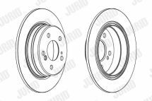 Диск гальмівній задній w124/202/203/210