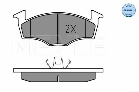 Колодки тормозные (передние) Seat Cordoba/Ibiza/Toledo 93-02/VW Golf III/Polo 91-02