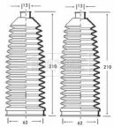 BSG3227 BORG & BECK Пильовик кермової рейки к-т