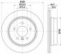 Диск тормозной задний1 e81/87,3 e90,x1 e84 05-, фото 4 - интернет-магазин Auto-Mechanic