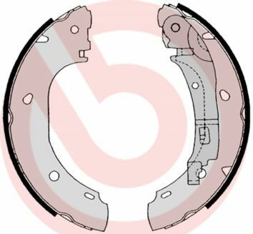 Гальмівні колодки барабанні Гальмівні колодки барабанні