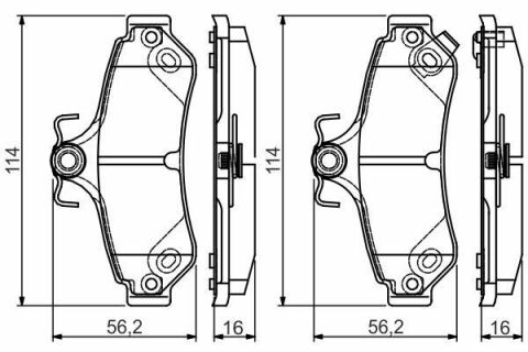 Колодки тормозные (задние) Toyota Camry/Aurion 06-