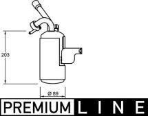 Осушитель кондиционера FORD TRANSIT CONNECT