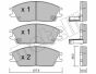 Колодки гальмівні (передні) Hyundai Accent I/II 94-05/Getz 02-10/Elantra 90-00/Pony 85-95, фото 1 - інтерент-магазин Auto-Mechanic