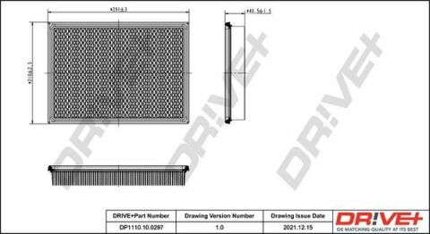 DP1110.10.0297 Drive+ - Фільтр повітря