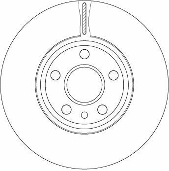 Тормозной диск перед. Mondeo IV/S-MAX/Galaxy 06-15 (300x28)