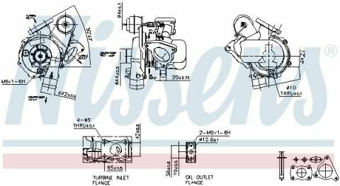 Турбина c8 2.0 02-, jumpy и 2.0 99-